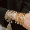HUASAI Gold Arm Cuff for Women Upper Arm Cuff Jewelry