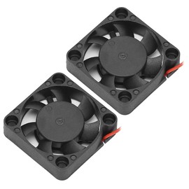 2PCs Small Heat Sink Fan, Cooling Fan,Low Noise Mini Cooling Fan with Screws for 4B / 3B+ / 3B / 2B, CPU Cooling Fan (#1)