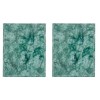 Winter Park Products Pack of 2 Emerald Green Marble Finish
