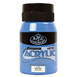 Royal & Langnickel Essentials Acrylic Jar Paint, 500ml, Cobalt Blue