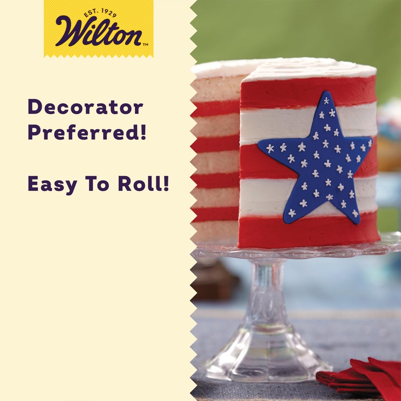 Wilton Decorator Preferred Easy to Roll Fondant for Cakes, Cupcakes