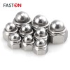 FASTON Self-locking cap nuts, M8 made of rust-proof stainless steel,