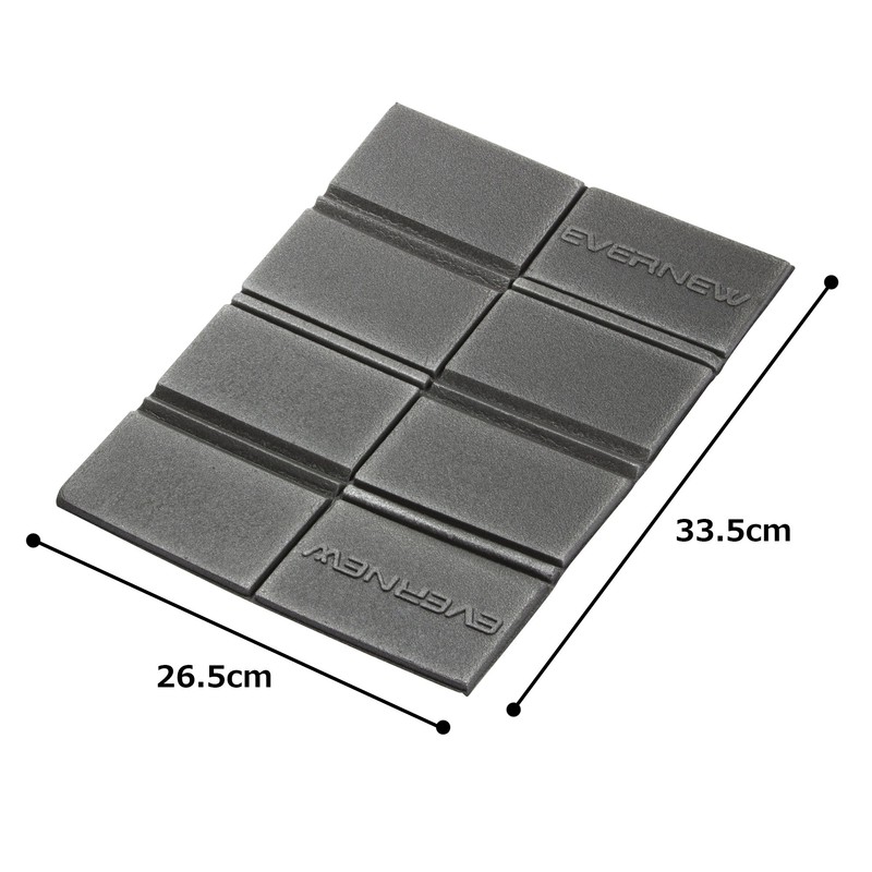 EVERNEW EBY462 Compact Folding Mat (030) Gray
