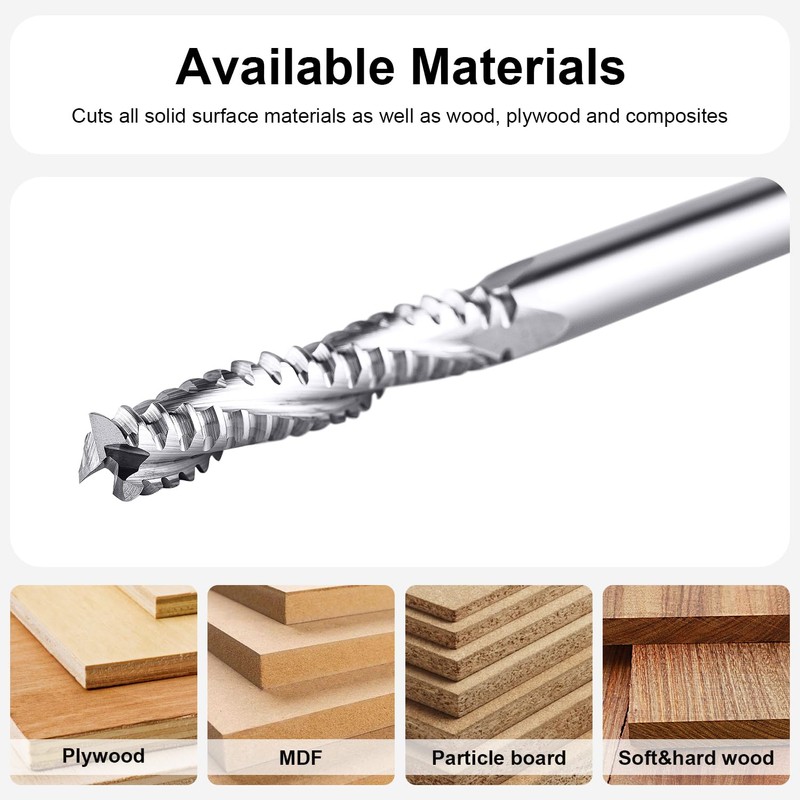 SpeTool Roughing Cutter 6 mm Shank Diameter Solid Carbide Cutter