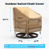 Brosyda Swivel Patio Chair Covers, 2 Pack Waterproof Outdoor Rocking