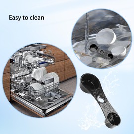 Smart Coffee Scoop Spoon for Ninja - Perfectly Measured Coffee Every Time - Compatible with CF090 CF091 CF092 CF097 Cuisinart Mr. Coffee Keurig K-Cup - Double Sided Measuring Scoop Spoon (1 Pcs)