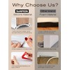SUNMON Silicone Door Draft Stopper, 39in Upgraded Door Slide-On Under