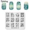 Rolabling Nail Stamping Plate Nature Landscape Cute Stamp Plate for
