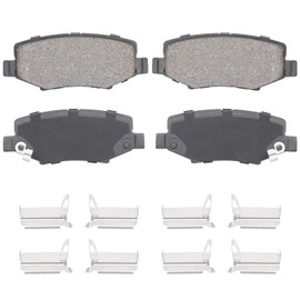 Rear Ceramic Brake Pads Set for Jeep Liberty 2008-2012, Wrangler 2007-2017, Wrangler JK 2018, for Dodge Nitro 2007-2011, 4PCS
