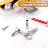 4 Pcs Drill Bit Adapter, 1/4 to 4mm Bit Adapter,