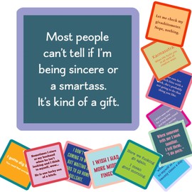 12 Pack Coaster Set Curses are Cool Plus Mix Printed Resin Coaster. Made in The USA, Cork Backed, Lightweight, Durable, Washable, Virtually Indestructible, Drink Coasters Suitable for Any Table Type