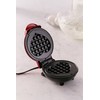 DASH Red Heart-shaped Mini Waffle Maker Dual Non-Stick Coating Machine