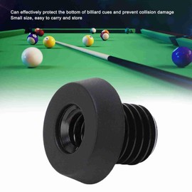 Billiard Cue Rubber Bumper - Pool Cue Block Butt Connected Extension, Bottom CoverPlug Billiard Accessories (for Universal)