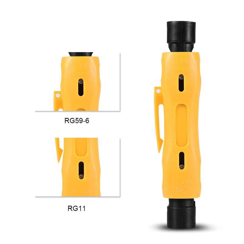 Coax Coaxial Cable Wire Stripper Stripping Tool for RG59 RG6