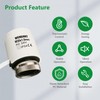 Wengart Actuator for Underfloor Heating WG2209,M30*1.5 Thread,Visible On and Off