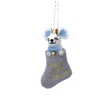 Baby's First Christmas Gisela Graham Festive Mouse in Stocking Decoration