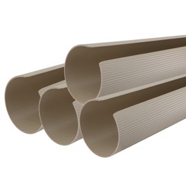 RecPro RV Patio Awning Cover Kit | 50" Segments Overlap to Protect Awning Fabric | White, Gray, or Tan | Kits Up to 24 Feet | Made in USA (4-pc - Fits Awnings up to 16ft, Tan)