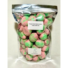 Sweets Freeze Dried Watermelon Saltwater Taffy Puffs Candy *Pick Bag Size* - 4 oz