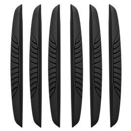 OioTuyi 6 Piece Car Door Edge Protector Set, Black Rubber Edge Protector, Protection Sticker for Car Doors