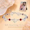 Cosie Lily Women's Bracelet 925 Sterling Silver Heart Bracelets Women