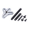 Kauplus Harmonic Balancer Puller Set Flange-Type Puller Set Master Bolt