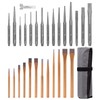 TLIMUS 28 Pieces Punch and Chisel Set, Including Taper Punch,