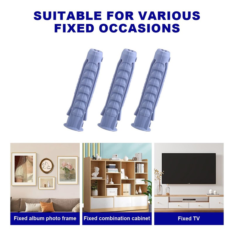 Concrete Wall Anchors for TV Mount Installation - Suitable for