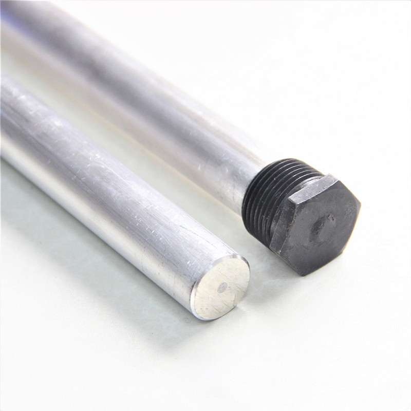 2Pcs Magnesium Rod Kit Black Weld Cap Scale Inhibition NPT3/4