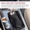 Zikefest Car Shift Boot Cover, Suede Leather Manual Automatic Shift