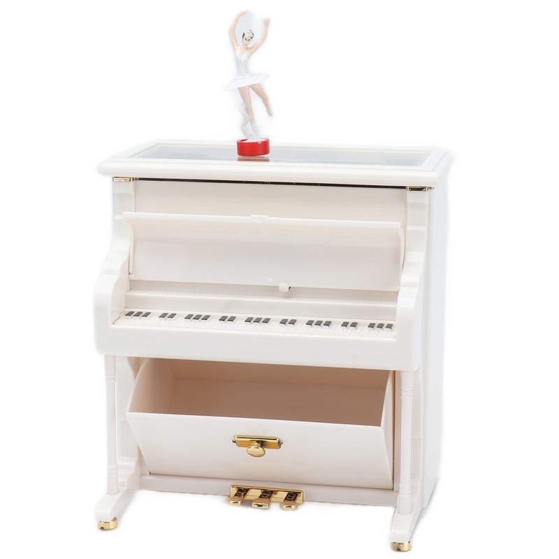 Classical Music Box Rotating Dancing Ballet Girl Piano Music Box