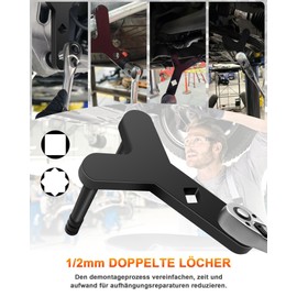 RUIZHI Suspension Arm Tool, Universal Suspension Arm Heavy Duty Lever Tool, Suspension Arm Prying Tool for Lower Control Arms, Lower Control Arm Prying Tool, Suspension Arm Ball Joints Heavy Duty