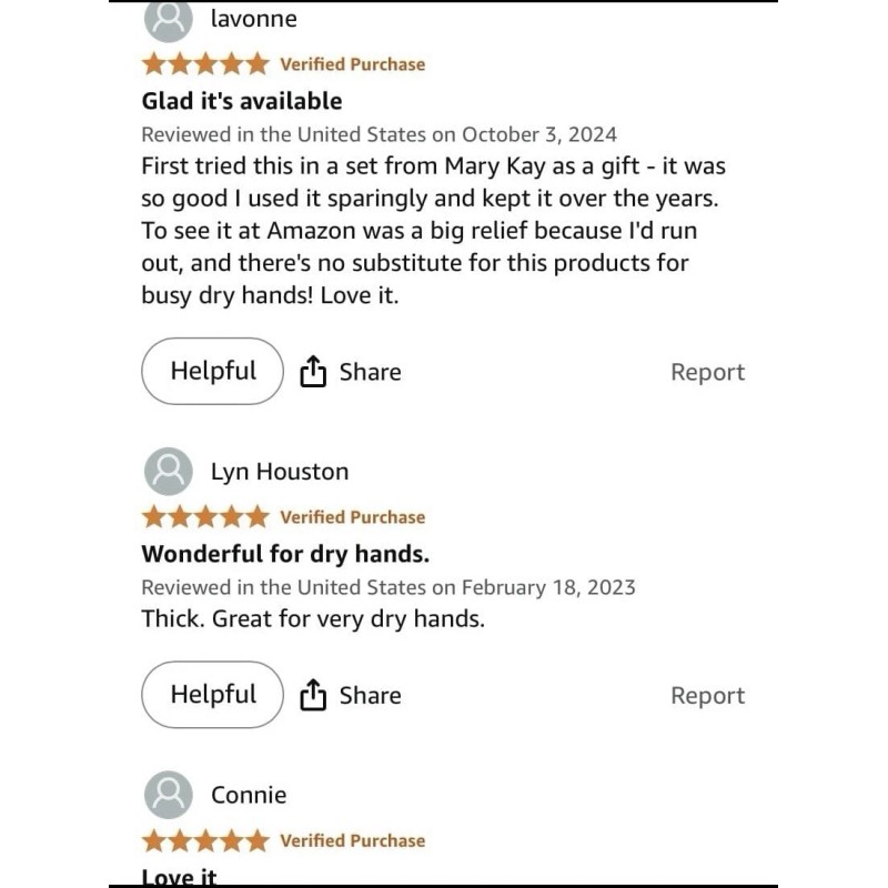 Mary Kay Satin Hands Protecting Softener Fragrance Free / New