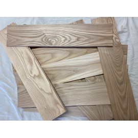 6 Black Ash Boards for Making Cutting Boards (3/4 x 2 x 24)
