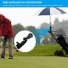 Umbrella Holder Adjustable Clamp Stand Universal Black Cart Umbrella Holder