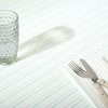 Martha Stewart Daisy Stripe Cotton Polyester Rectangle Tablecloth Single Pack,