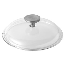 BergHOFF GEM Borosilicate Glass Lid 8" for GEM Cookware, Heat-resistant 18/10 Stainless Steel knob Oven safe