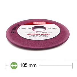 Oregon Q106547 Chainsaw Sharpener Replacement Grinding Wheel, 3/8 Inch Low Profile.325, 1/4 Inch Pitch, 1 pc Sanding Disc, 3.2 mm (1 Pack)