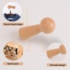 MOROBOR 20pcs Wooden Hooks Shaker Pegs, Towel Hook, Shelf Clip,