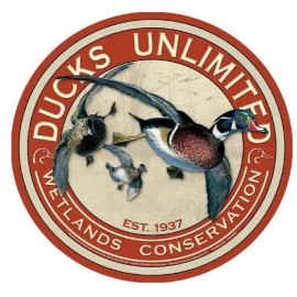 DUCKS UNLIMITED TIN SIGN METAL POSTER ART OUTDOOR HUNTING MALLARD BIRD MAN CAVE