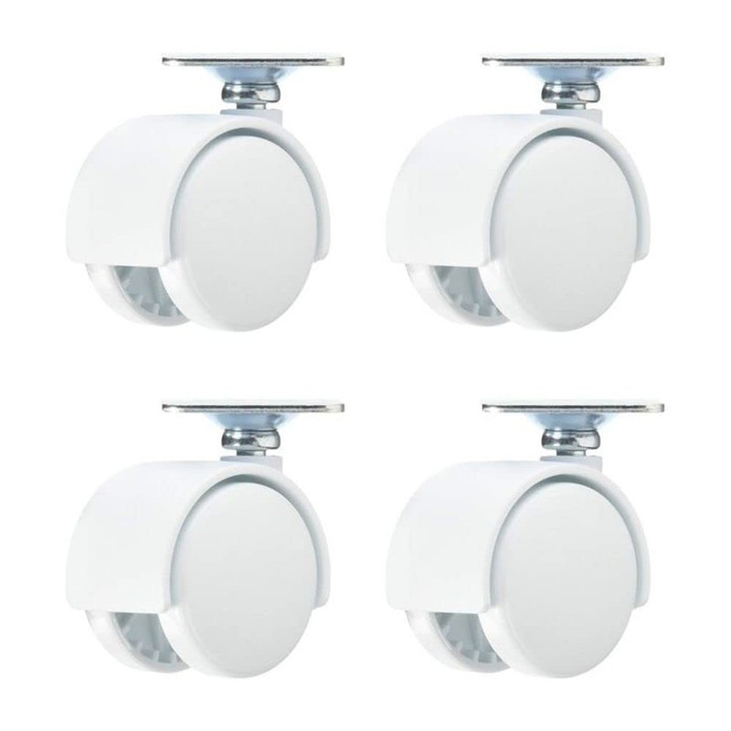 Needs CN-888 Just Stick Caster Set of 4, White