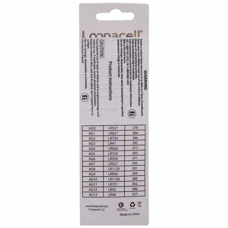 LOOPACELL 10 394 / 380 Watch Batteries SR936W SR936SW