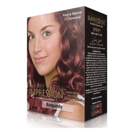 Impression Henna Natural Tinte Cabello 18 Sobres Sin Amoníaco 8 Colores