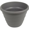 ​Wham Grey Beehive Round Upcycled Planter 32cm For Indoor &