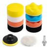 Set 11 Almohadillas Pulidoras de Esponja y Lana BEILISISHOP con