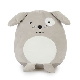 balvi Woof! Cushion Grey Dog Shape Soft and Extremely Soft Polyester