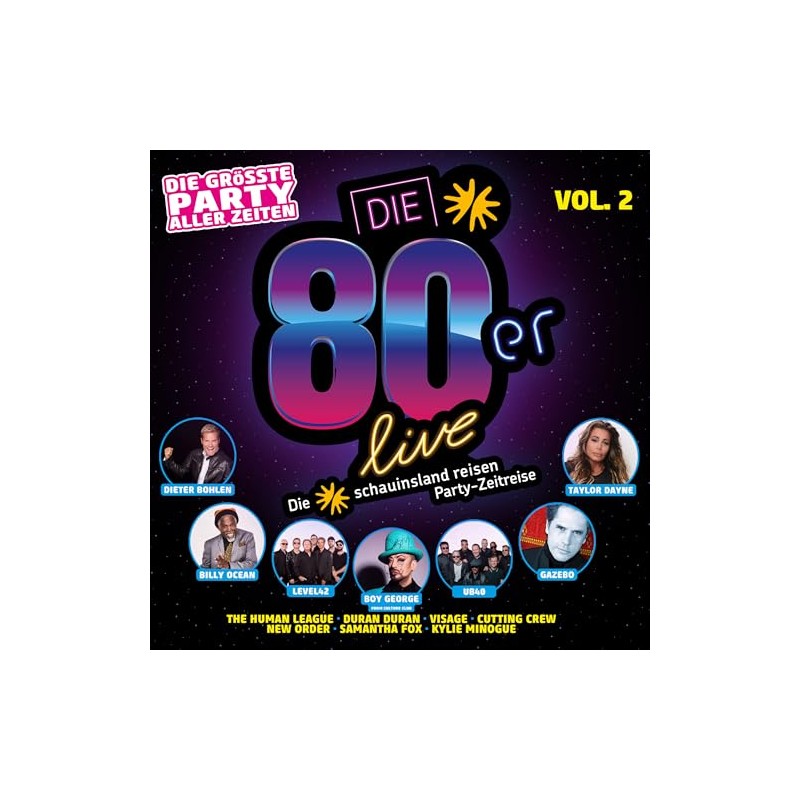 Die 80er Live Vol. 2 - die Größten Hits der