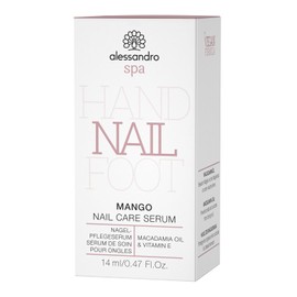 Spa Mango Nail Siero – Siero per cuticole con olio di macadamia, per cuticole secche e screpolate, 14 ml