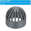 PATIKIL 63mm ID Atrium Drain Grate Cover, Round Outdoor UPVC