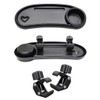 BRA-VORA Stroller Plate Black Stroller Table Bottle Drink Holder Baby