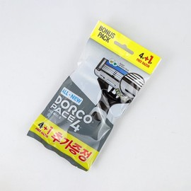Dorco FRC100 All New Face 4 Disposable 4-Blade Razor 5pcs x 12pcs / 도루코 FRC100 올뉴페이스4 일회용 4중날 면도기 5개입 x 12개